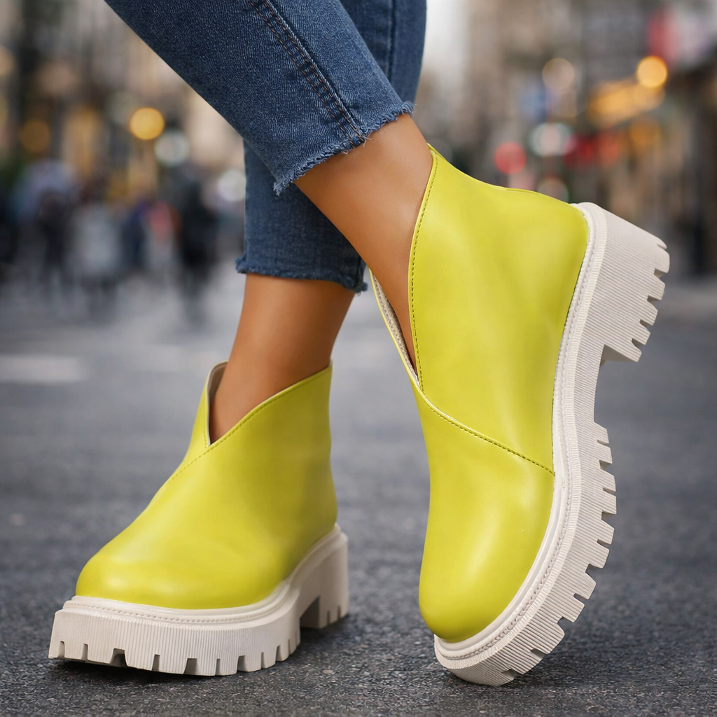 Serenna Plataformas de Couro