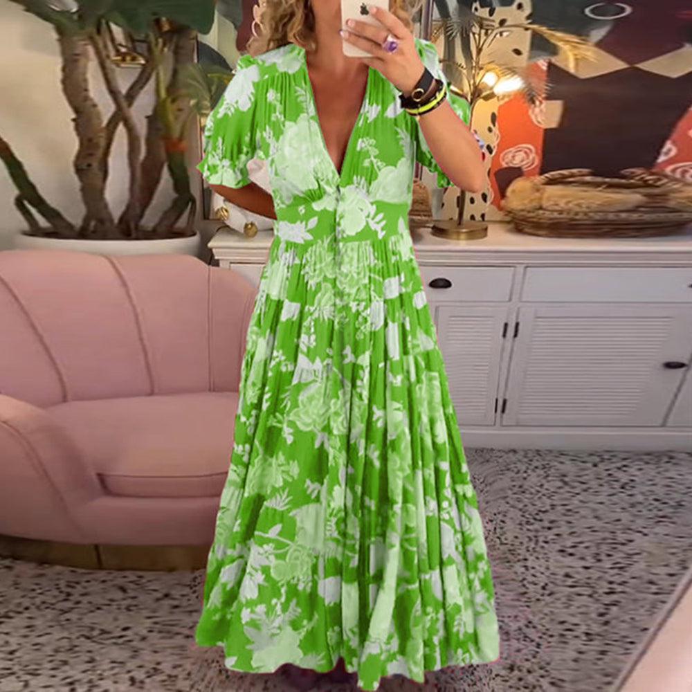 Floriana - Vestido Floral Vibrante