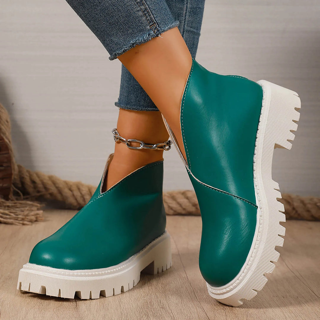 Serenna Plataformas de Couro